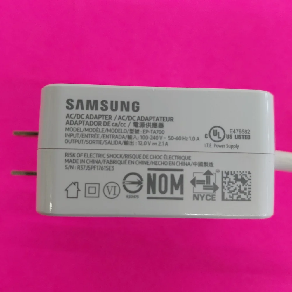 Pair Of Samsung EP TA700 12VDC power Supply.